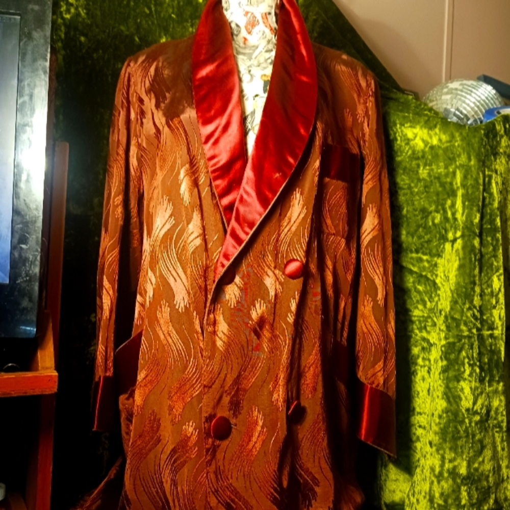 Vintage 1930s-40s Smoking Jacket, men's